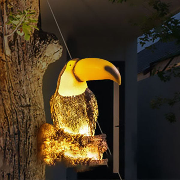 Solar Bird Garden Light