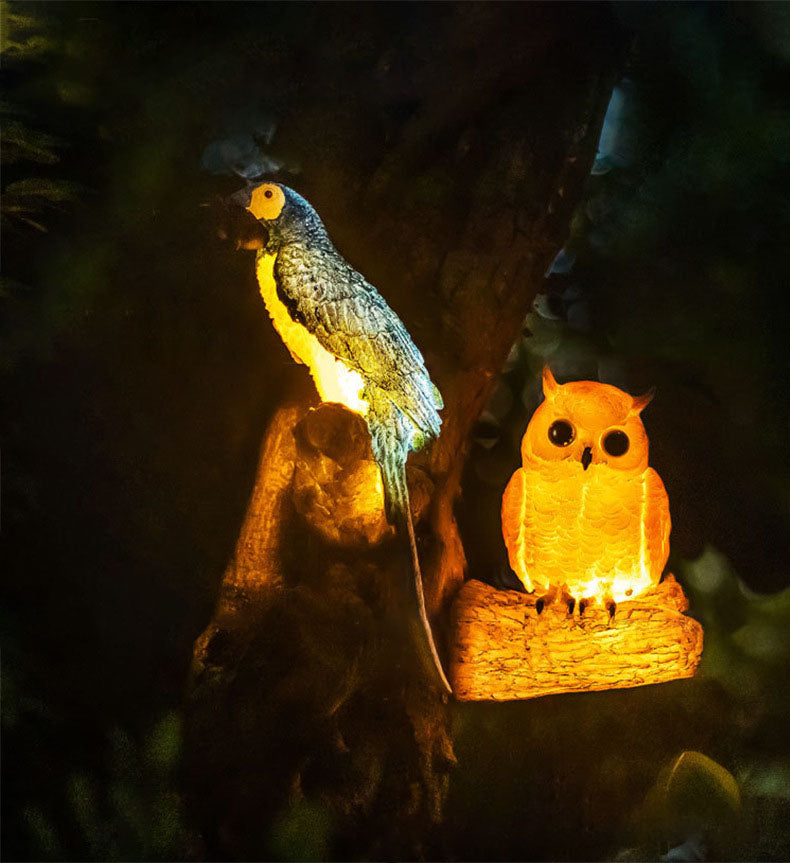 Solar Bird Garden Light