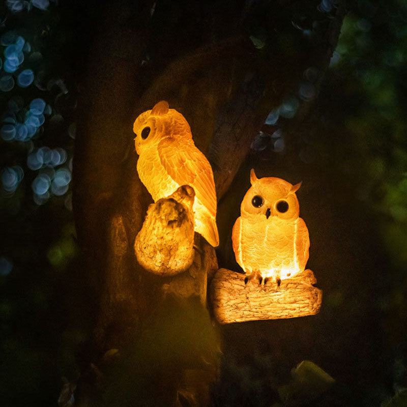 Solar Bird Garden Light