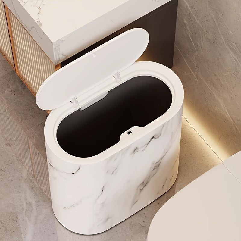 Marble Pattern Bin with Lid