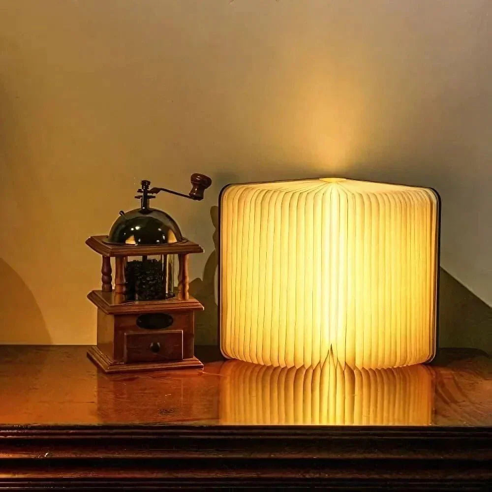Foldable Book-Shaped Rechargeable Lamp