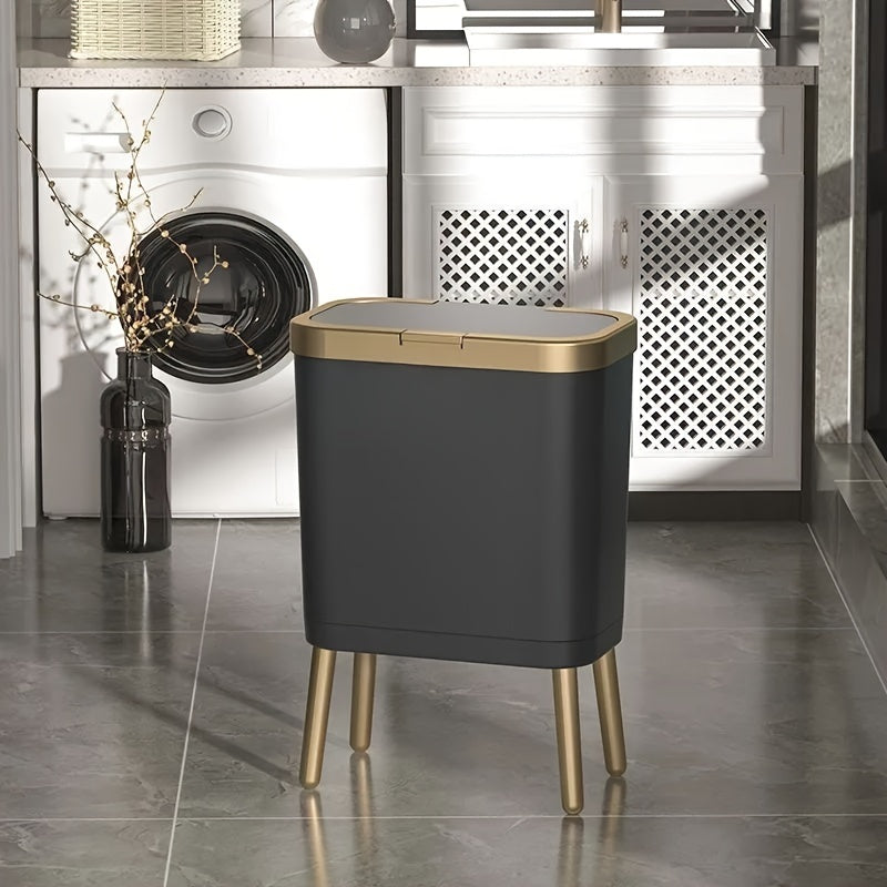 15 L Odour-Sealing Bin with Elevated Legs