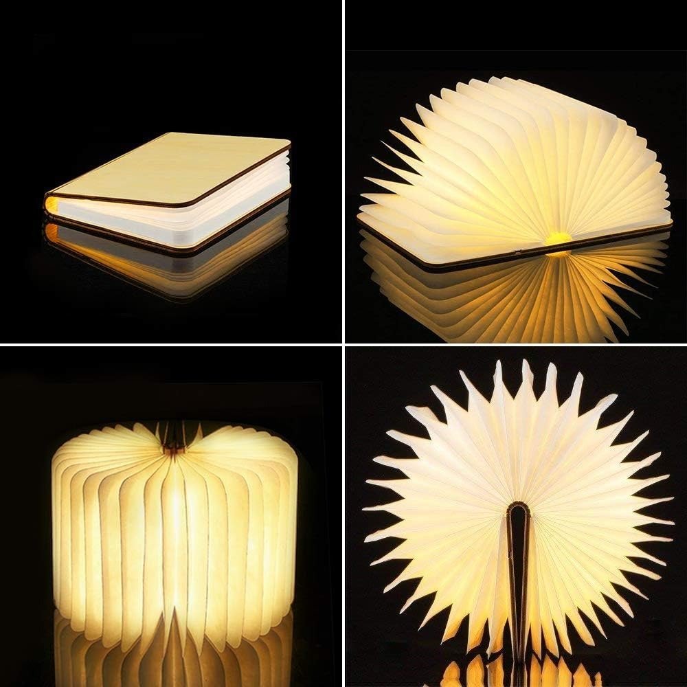 Foldable Book-Shaped Rechargeable Lamp