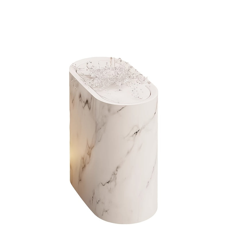 Marble Pattern Bin with Lid