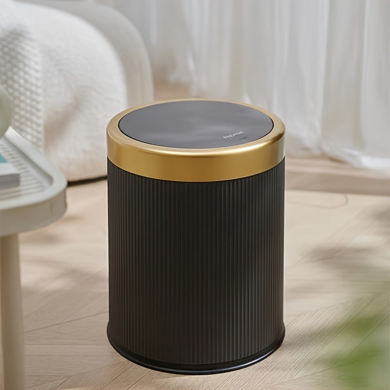 Press-Top Waste Bin with Dual Inner Bucket