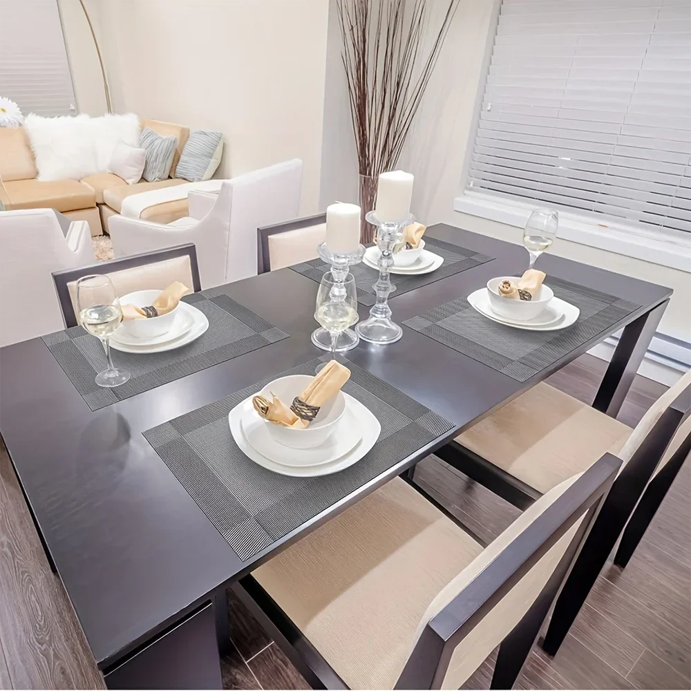 Heat-Resistant Woven PVC Placemats