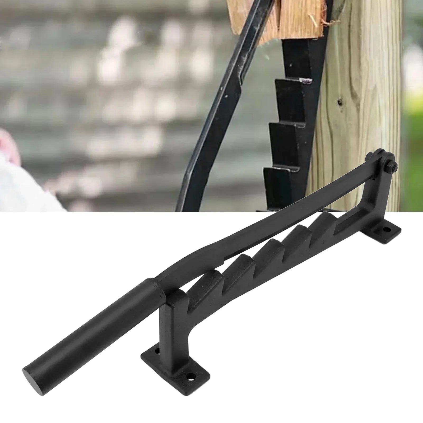 Wall-Mounted Kindling Splitter