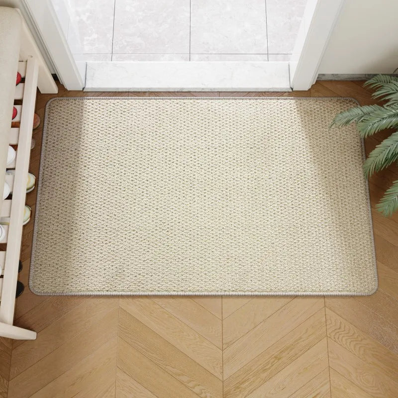 Faux Jute Non-Slip Doormat