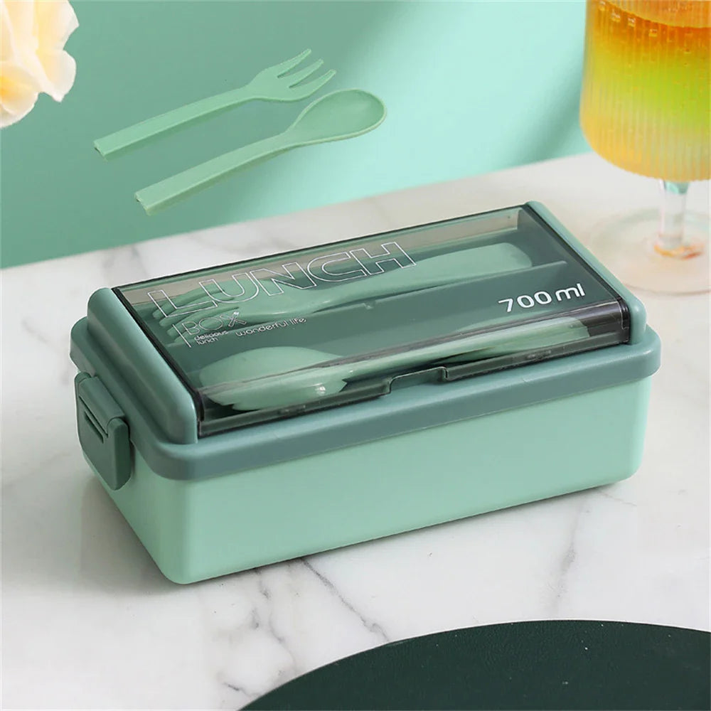1400 ml Double-Layer Bento Lunch Box