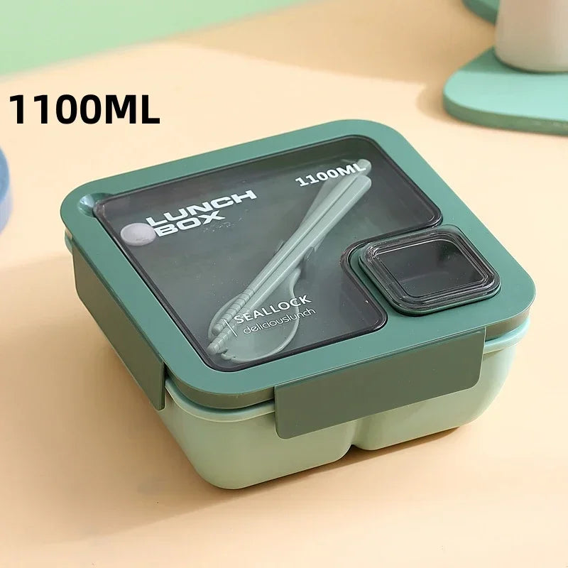 Portable Leak-Proof Bento Lunch Box with Cutlery
