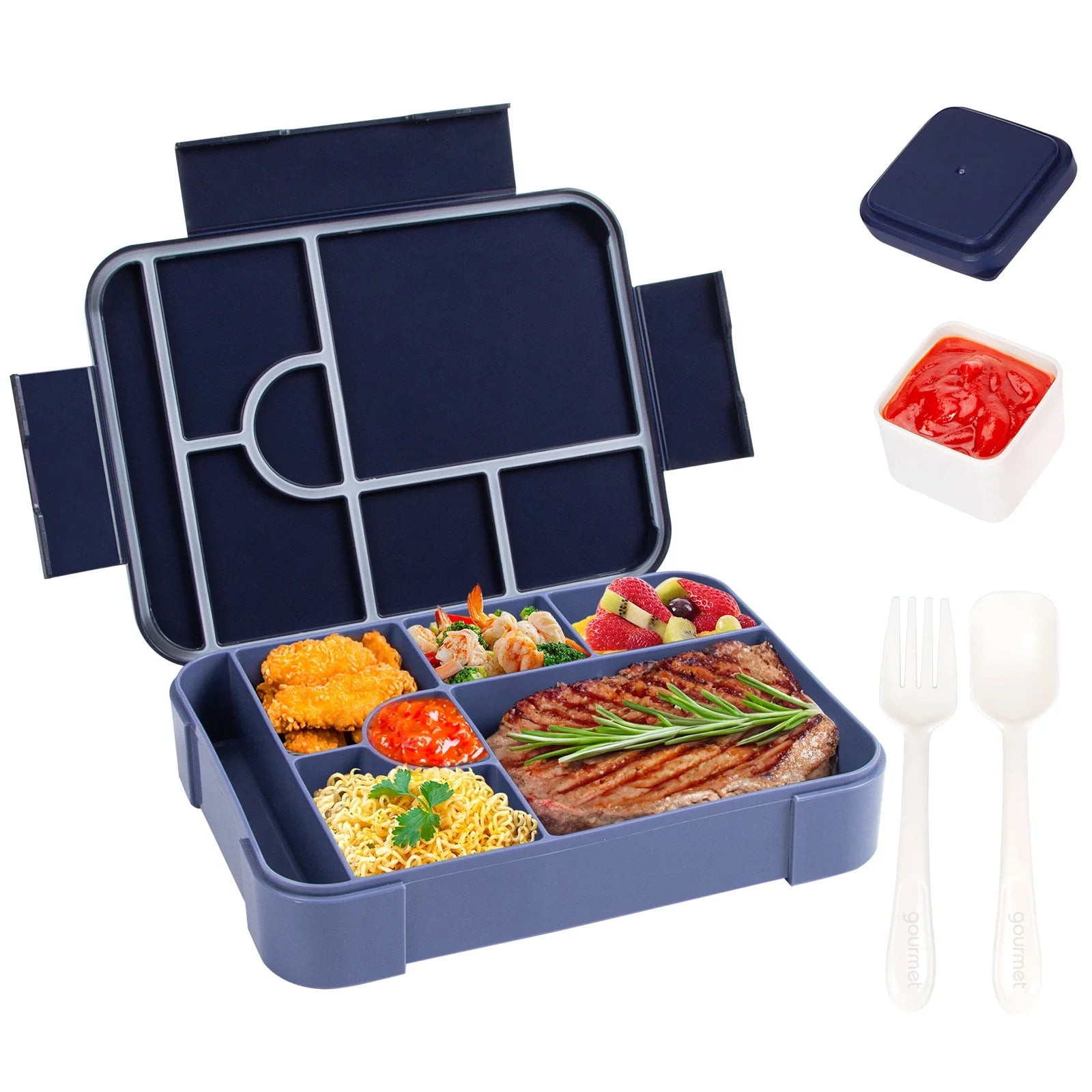 1330 ml 7-Section Bento Lunch Box
