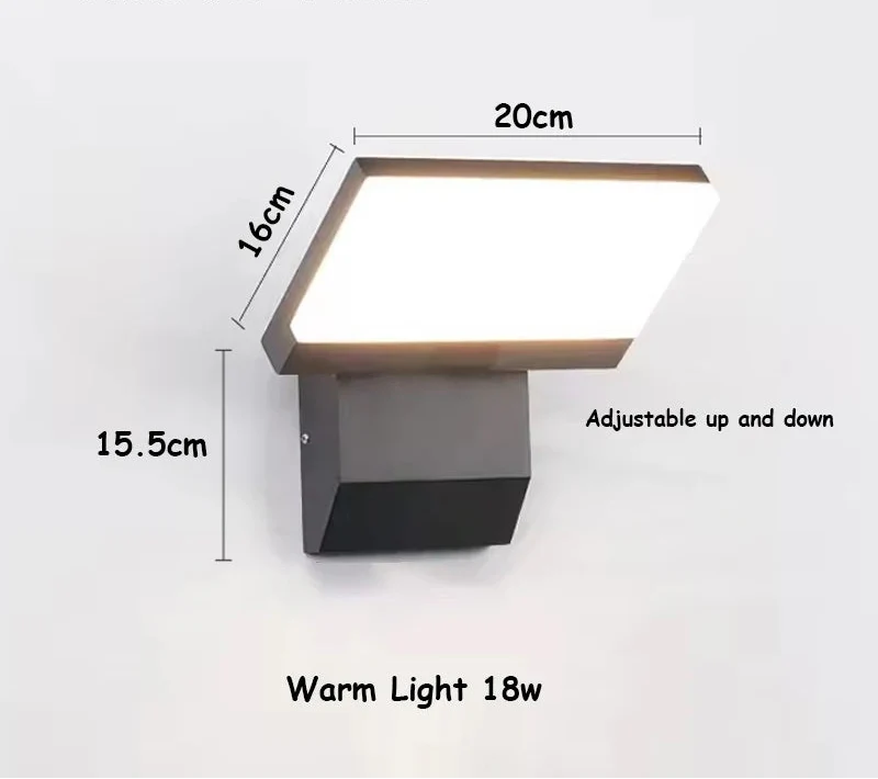 Foldable LED Outdoor Wall Light