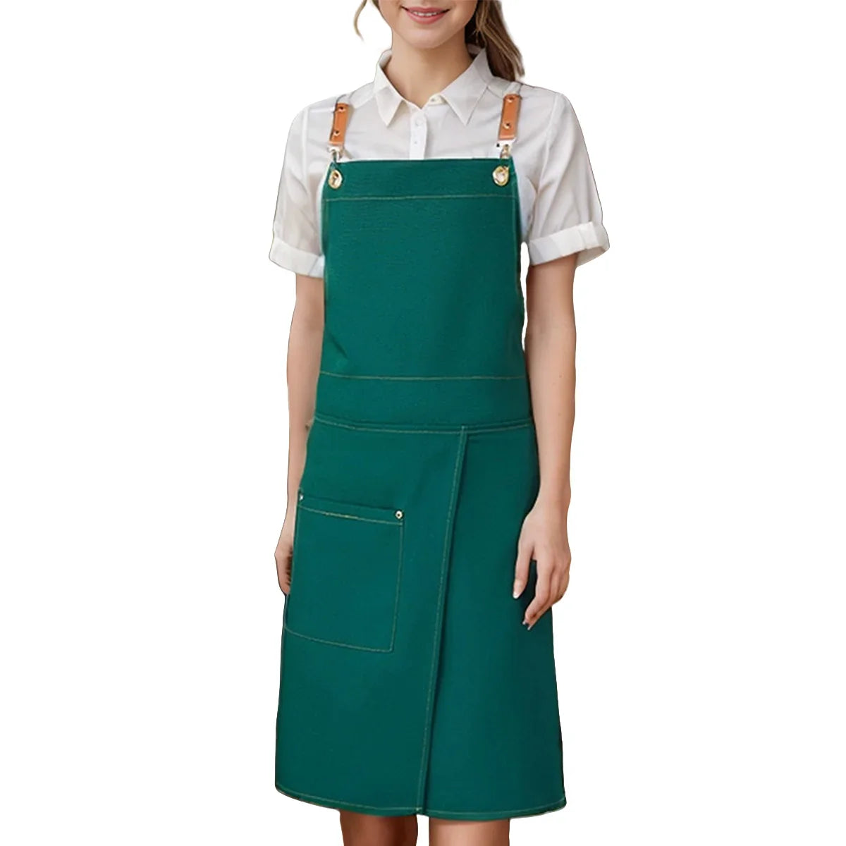 Waterproof Canvas Apron with Split Skirt