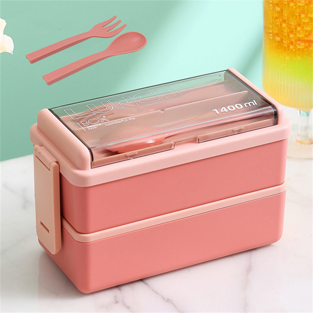 1400 ml Double-Layer Bento Lunch Box