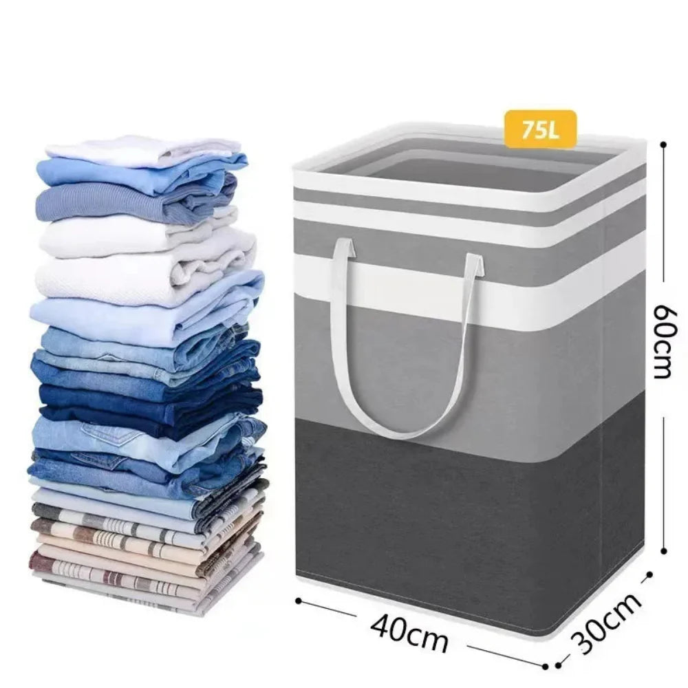 75 L Waterproof Foldable Laundry Basket