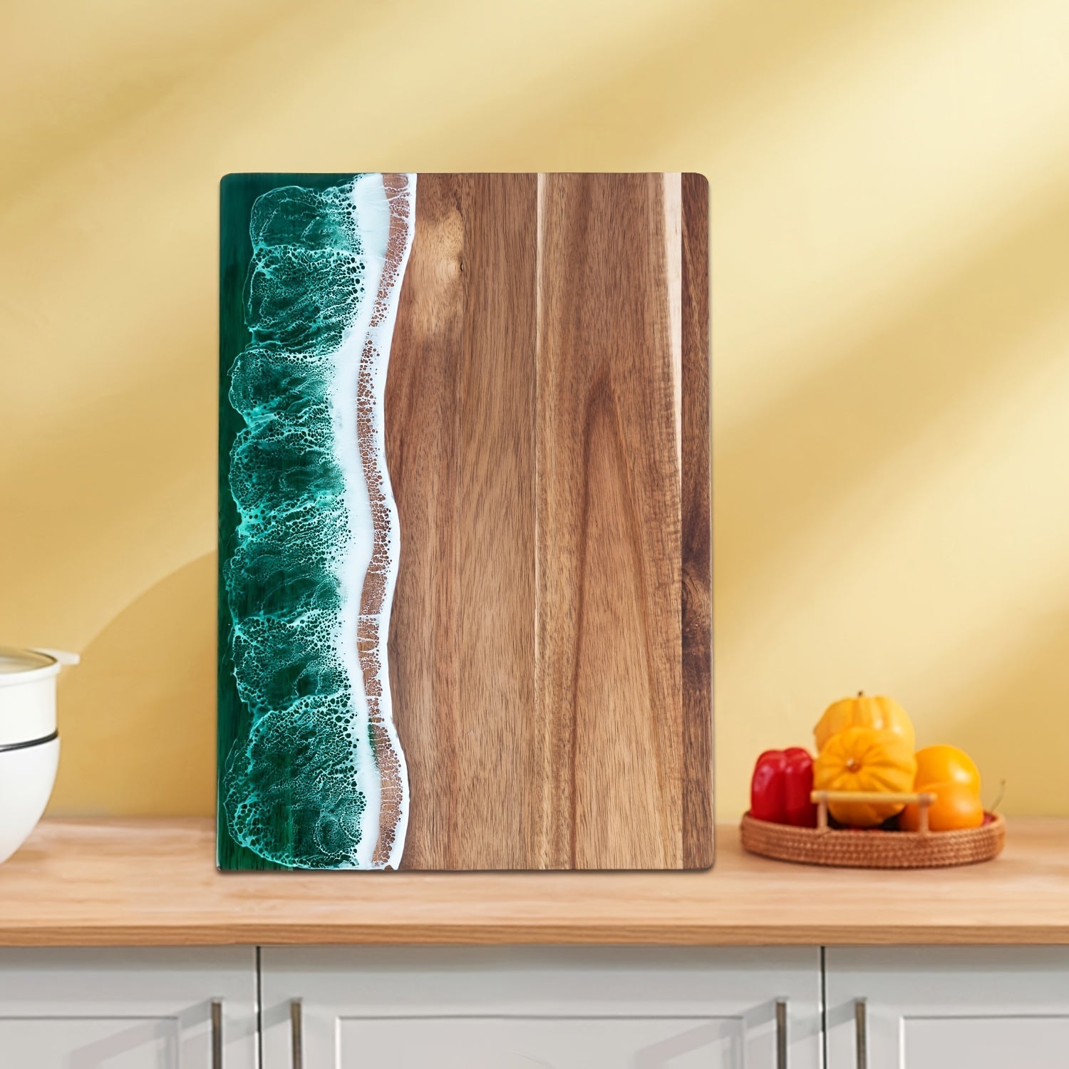 Acacia Wood Resin Serving & Cutting Board
