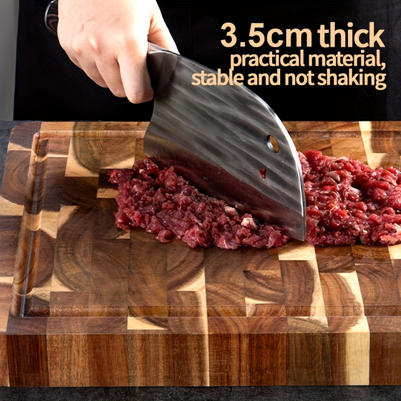 Acacia Wood End-Grain Cutting Board