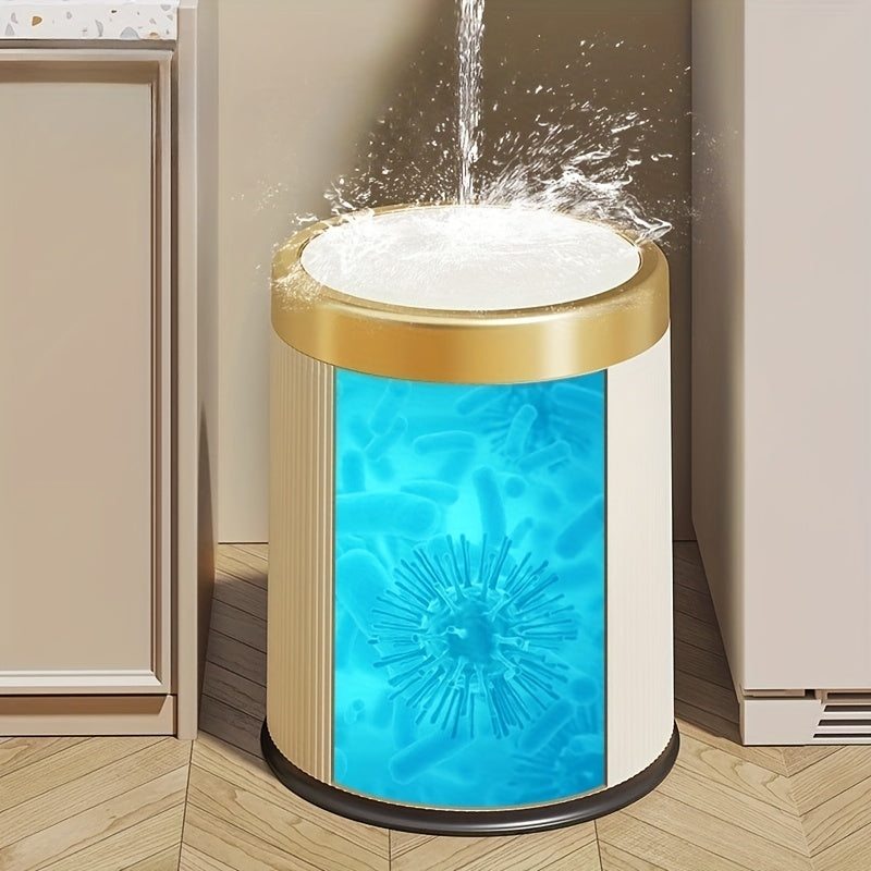 Press-Top Waste Bin with Dual Inner Bucket