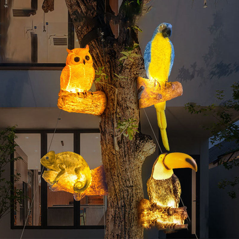 Solar Bird Garden Light