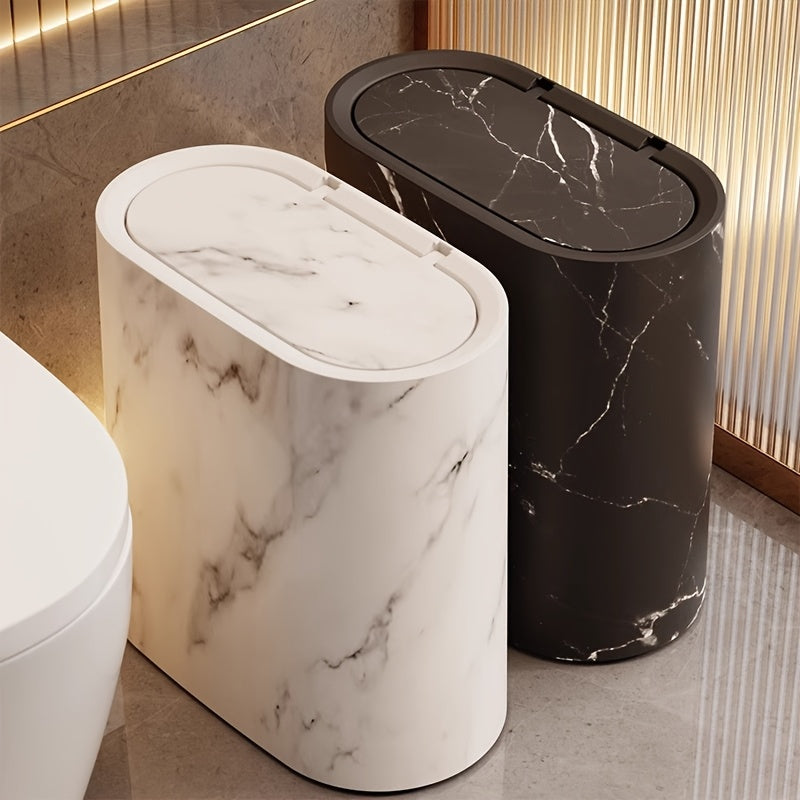 Marble Pattern Bin with Lid