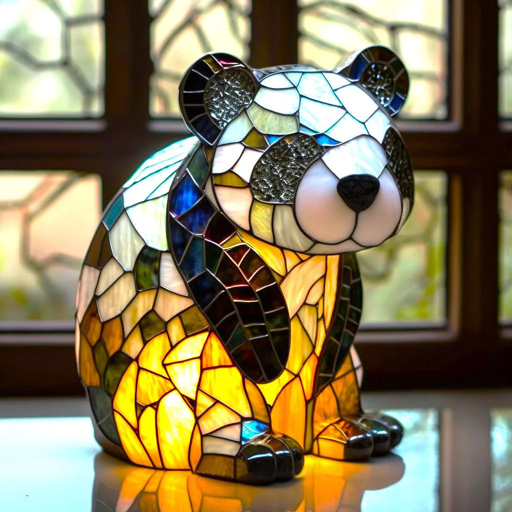Stained-Glass Effect Animal Table Light