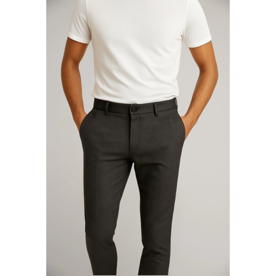Men’s Smart Casual Tailored Trousers | Slim Fit