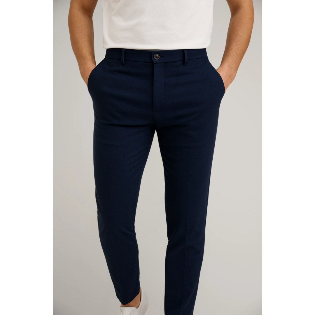 Men’s Smart Casual Tailored Trousers | Slim Fit