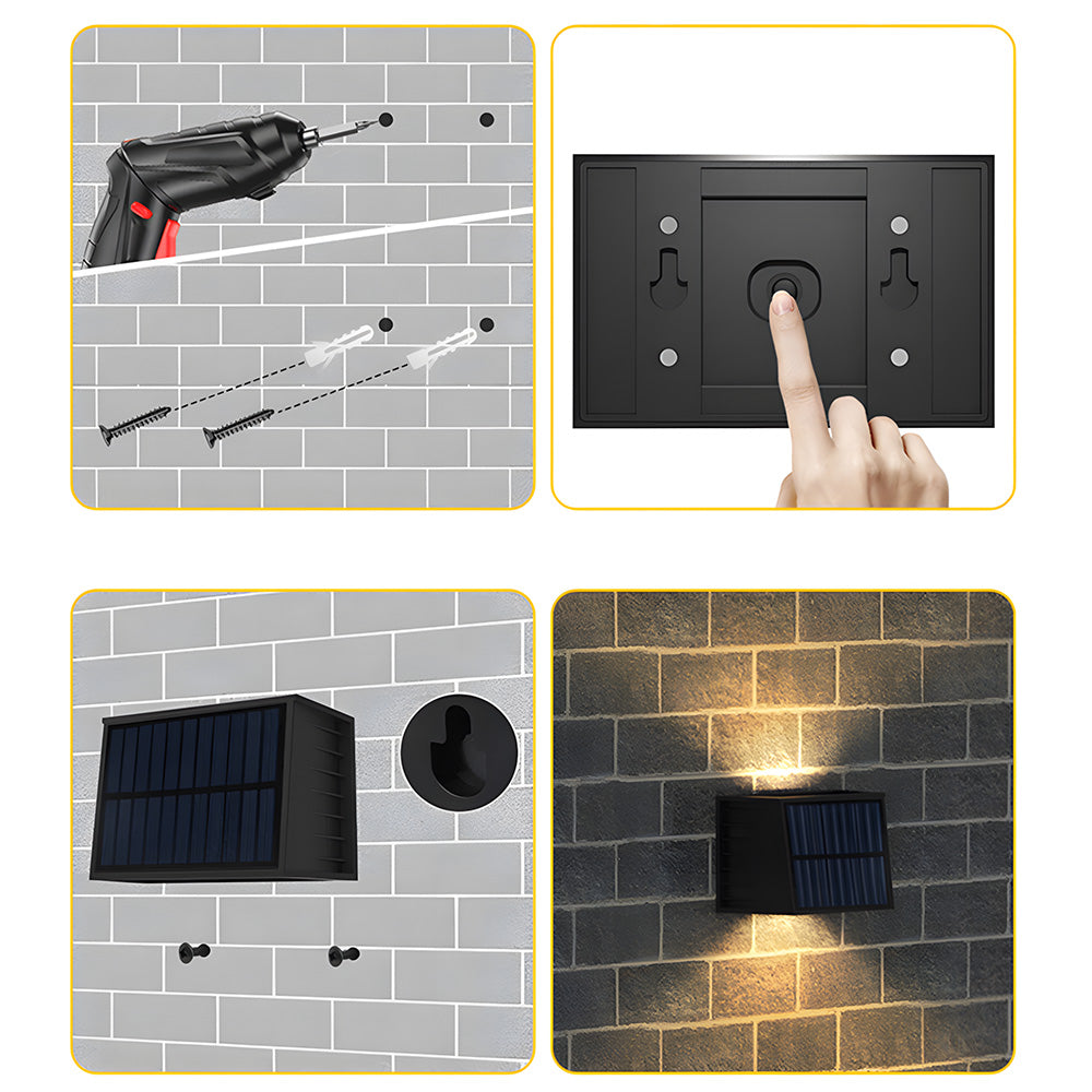 Solar LED Outdoor Wall Light