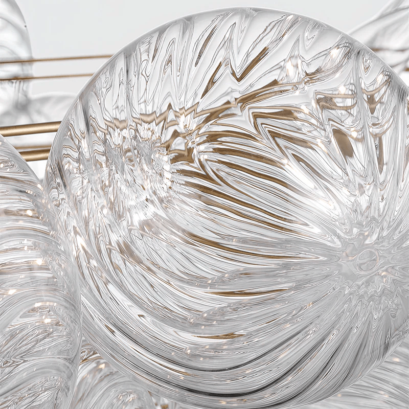 Glass Orb Modern Ceiling Light