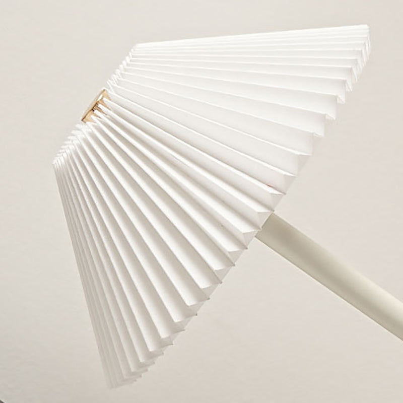 Brass & Fabric Cone Table Lamp