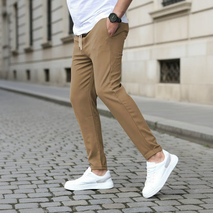 PANTALONS À JAMBES DROITES POUR HOMMES