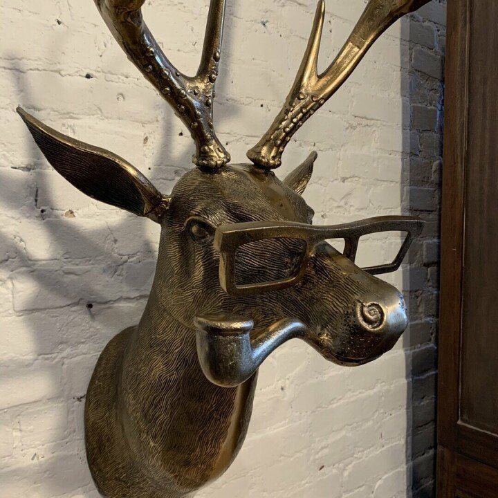 Vintage Deer Head Wall Decoration