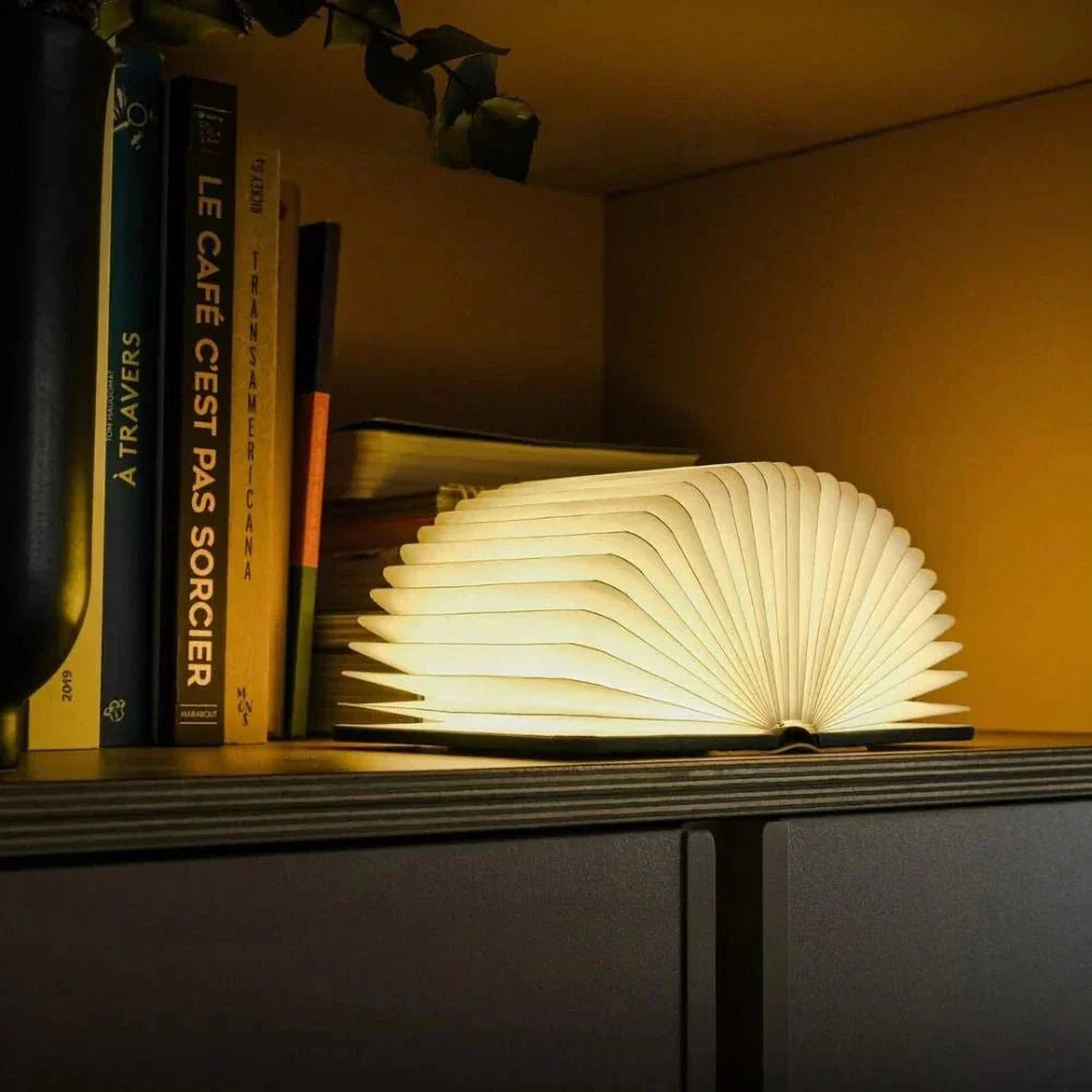 Foldable Book-Shaped Rechargeable Lamp