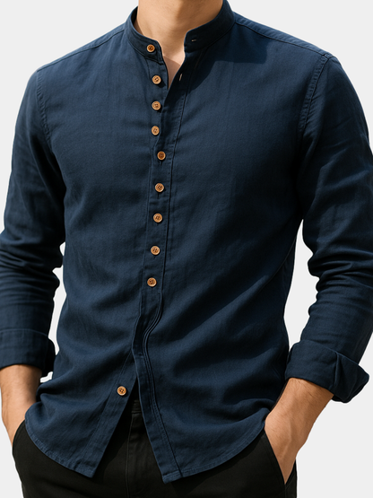 CHEMISE EN LIN ET COTON