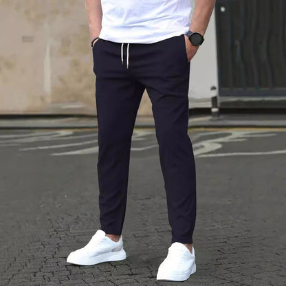 PANTALONS À JAMBES DROITES POUR HOMMES