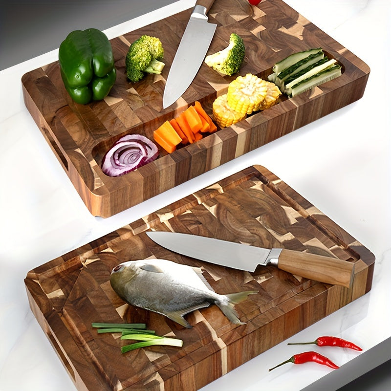 Acacia Wood End-Grain Cutting Board