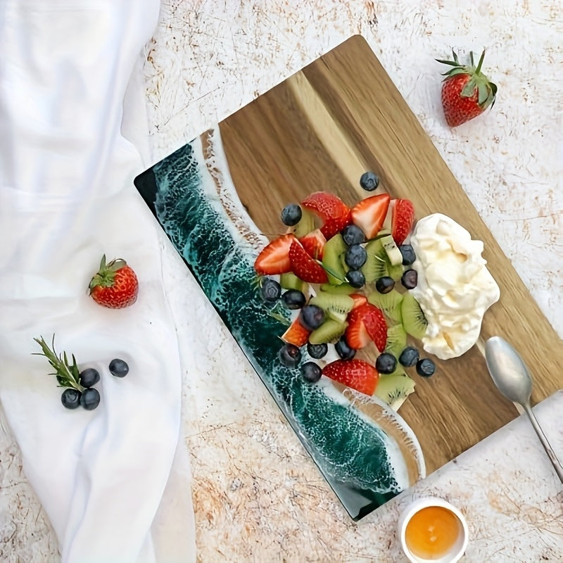 Acacia Wood Resin Serving & Cutting Board