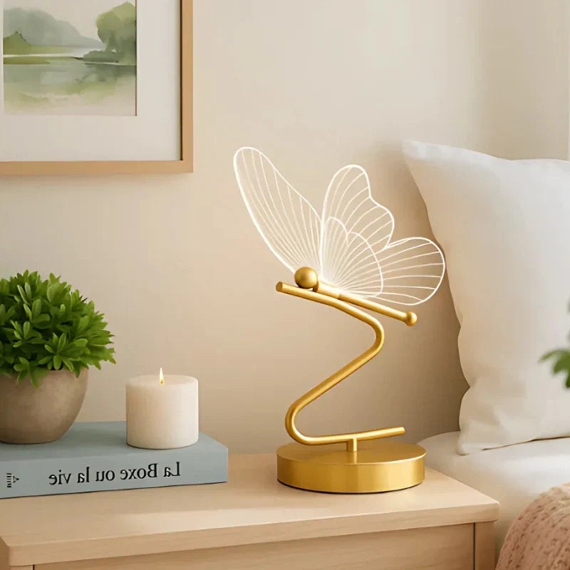 Butterfly Wings Rechargeable Table Lamp
