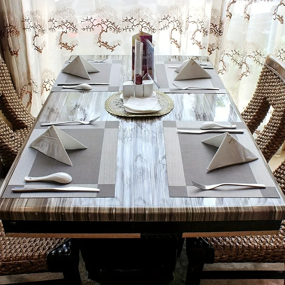 Heat-Resistant Woven PVC Placemats