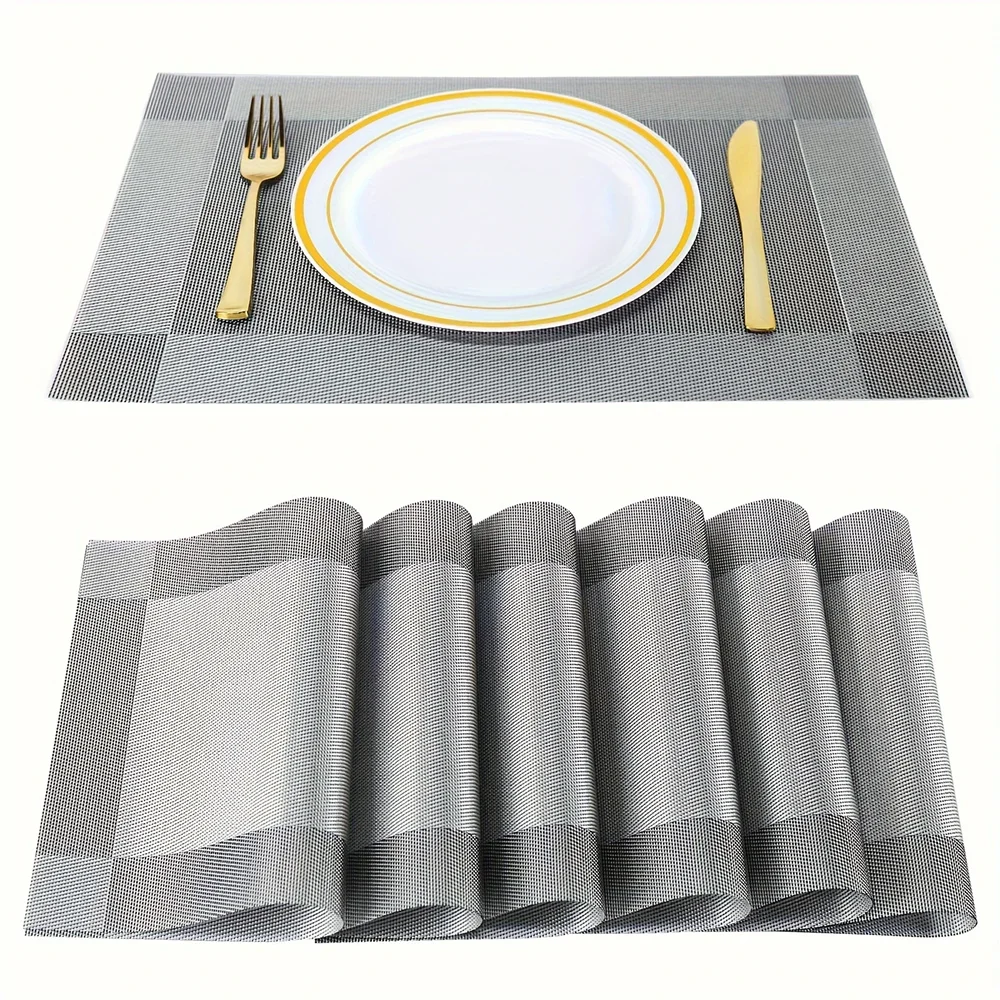 Heat-Resistant Woven PVC Placemats