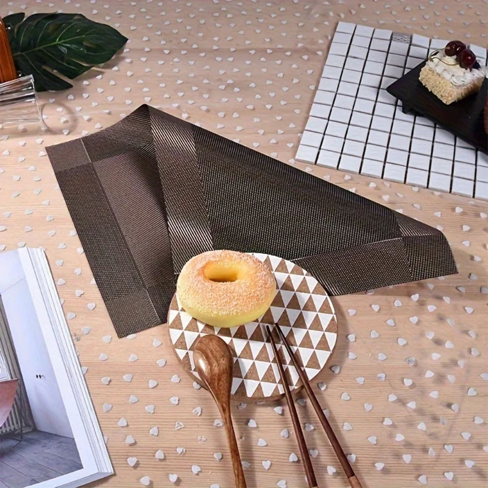Heat-Resistant Woven PVC Placemats