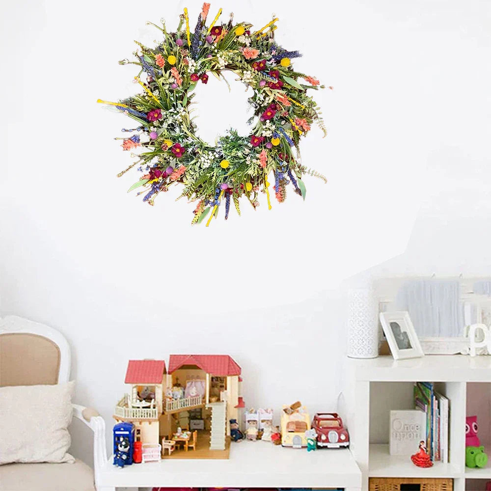 Artificial Flower Door Wreath