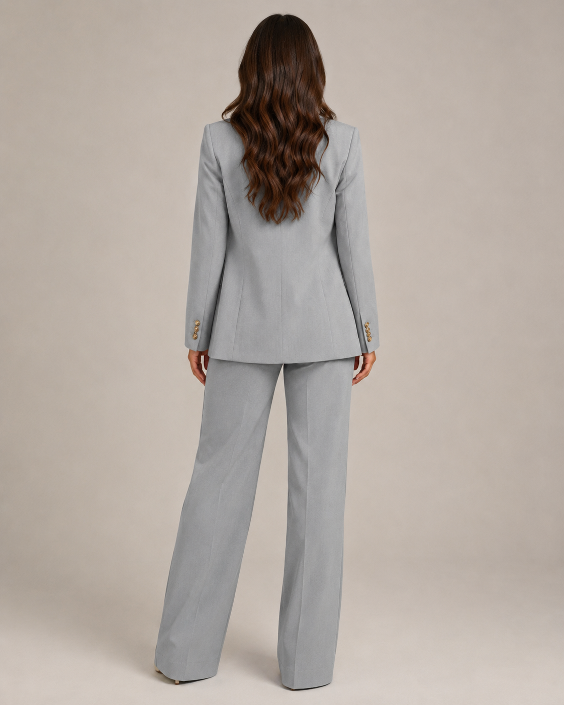 Nadine - Damespak met getailleerde blazer en rechte broek