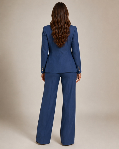 Nadine - Damespak met getailleerde blazer en rechte broek