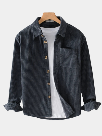 CHEMISE EN VELOURS CÔTELÉ