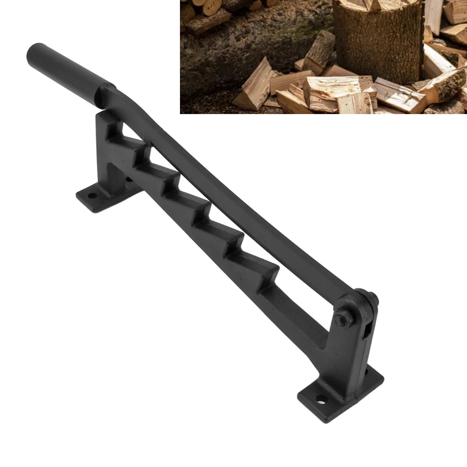 Wall-Mounted Kindling Splitter