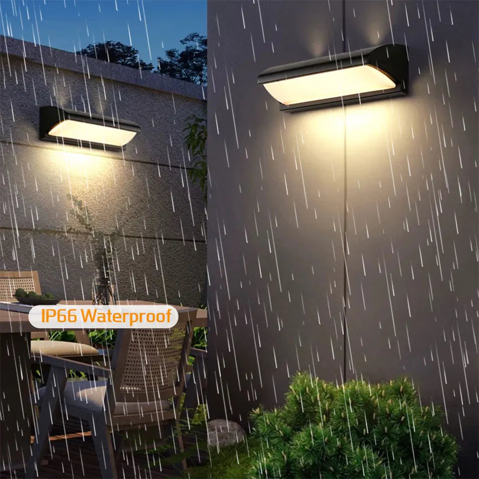 LED Motion Sensor Outdoor Wall Light