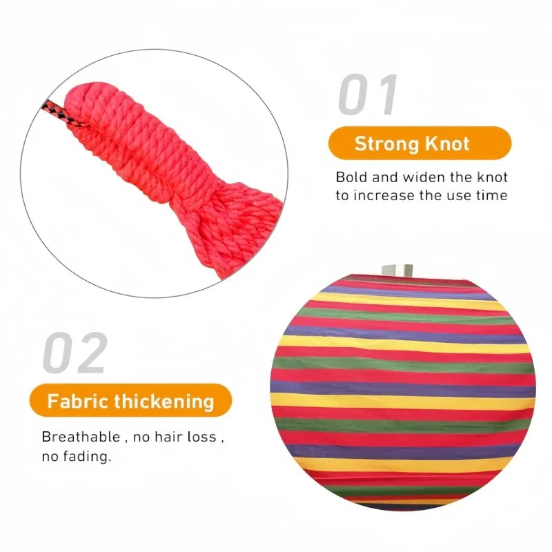 Striped Double Canvas Hammock
