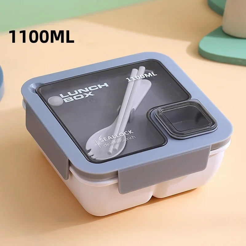 Portable Leak-Proof Bento Lunch Box with Cutlery