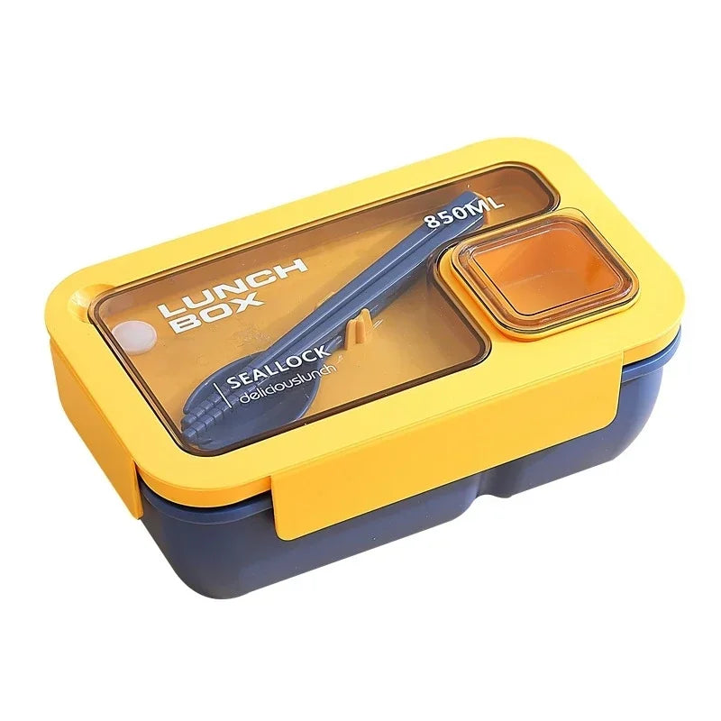 Portable Leak-Proof Bento Lunch Box with Cutlery